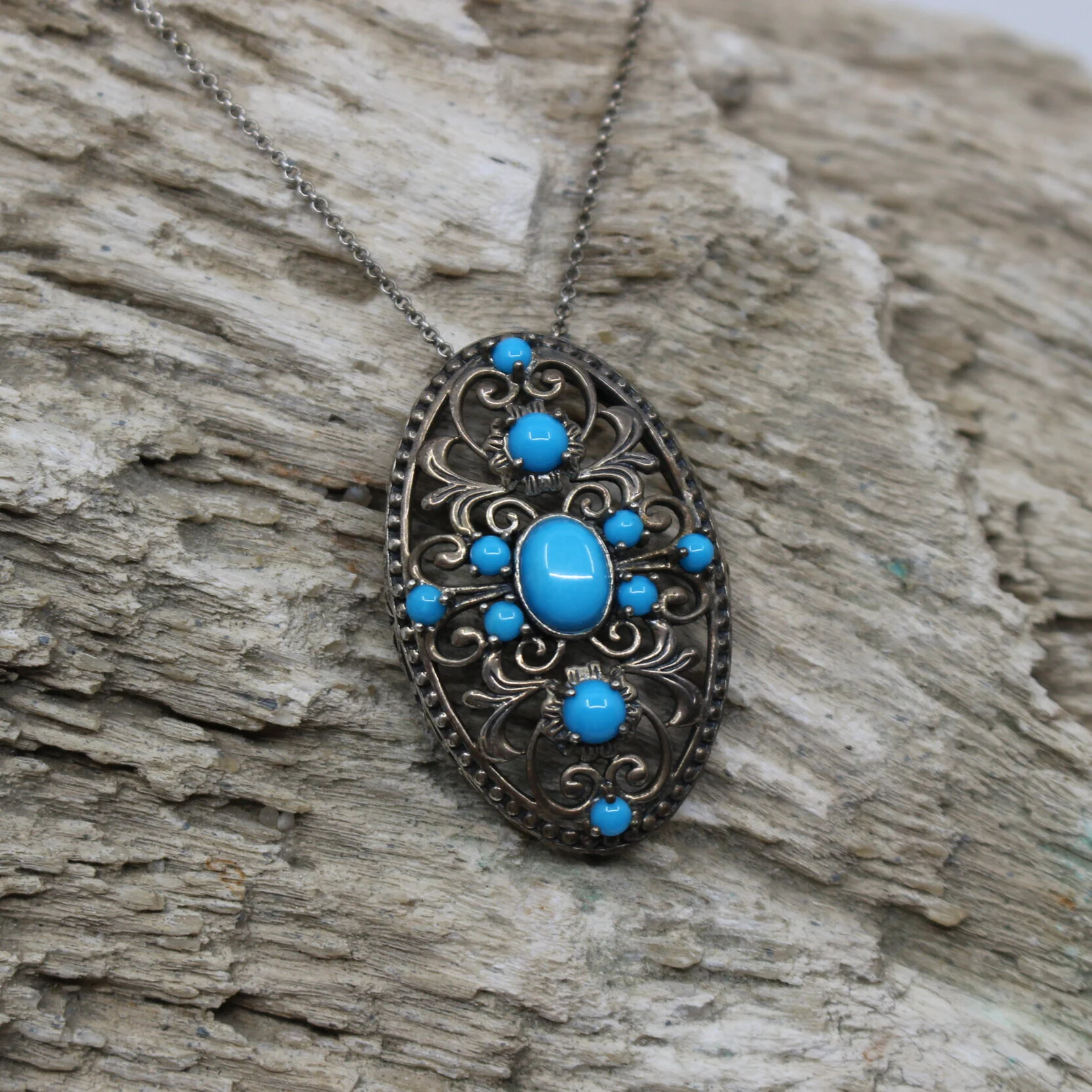 Persian turquoise necklace deals